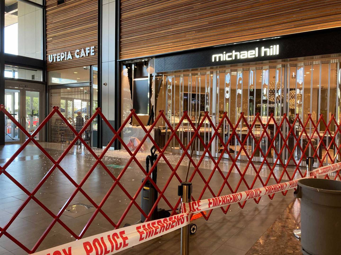 Burglaries, even in prominent malls in Auckland, can be avoided by using security grilles